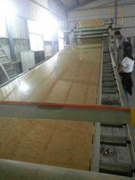 WPC Artificial Marble Plastic Profile Extruder , PVC Faux Marble Extrusion