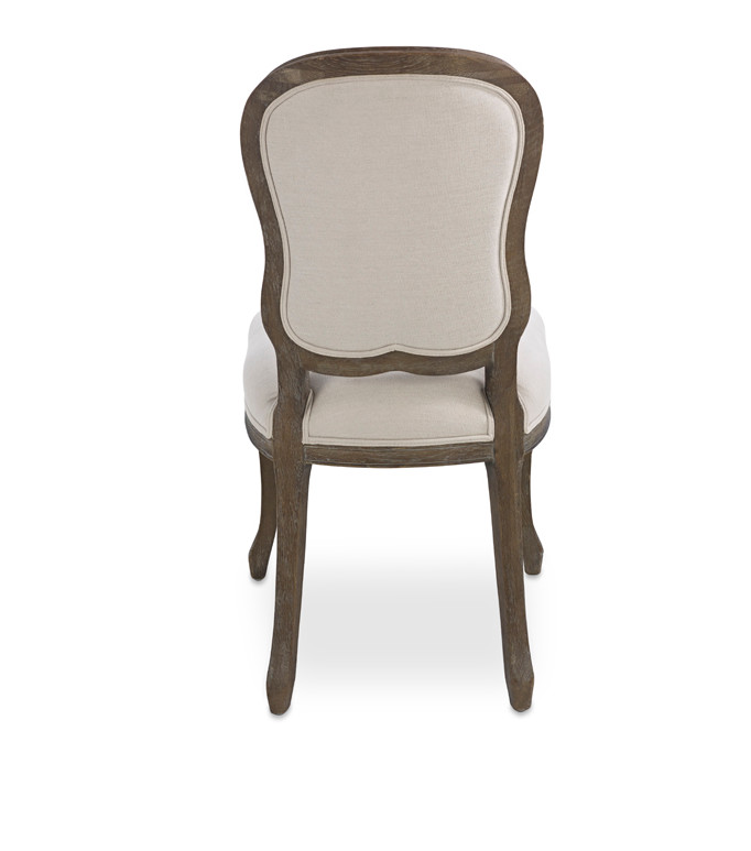 Custom furniture wooden chair linen fabric materials antique style wedding chairs sale