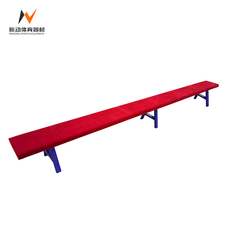 Balance Beam Gymnastics Training Equipment Solid Wood Stool for Kindergarten Children