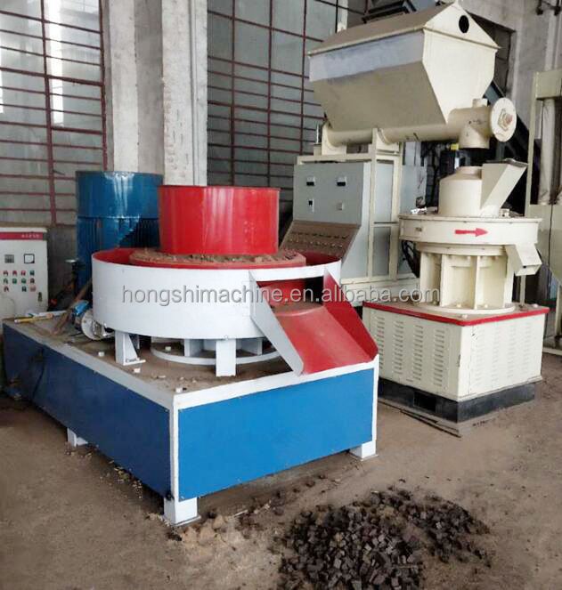 Fuel Cube Briquette Press / Solid Waste Cloth Biomass Pellet Machine For Recycle Plastic RDF Refuse Derived