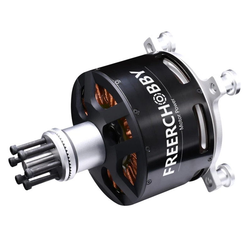HV Electric Paramotor Outrunner Brushless DC Motor 15kw MP12090