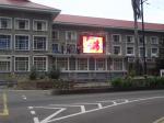 Iron 6.67mm Outdoor Digital Advertising Screens , Full Color Led Display DIP3IN1