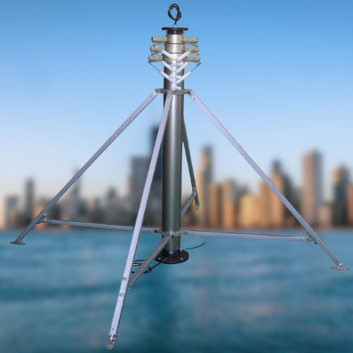 30M Sectional Alu Crank Up Self Supporting Antenna Towers