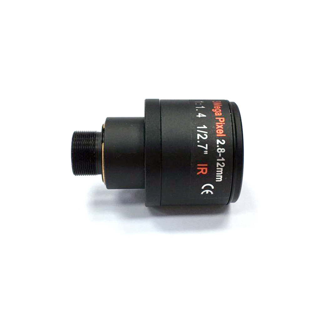 3.0Megapixel Fixed Iris M12 HD 2.8-12mm view angle 90~28Degree Varifocal cctv IR HD Lens,F1.4,Manual Focus Zoom
