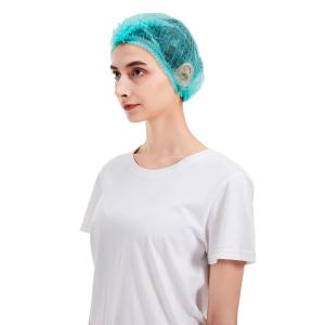 Food processing Non Woven Bouffant Cap OZONE Disinfecting