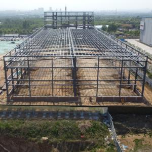 Pre Engineered Steel Structure Building with Insulated Concrete Panels