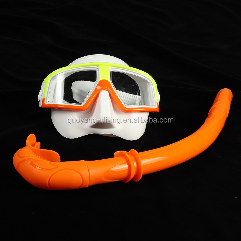 Resin Lens Diving Goggles for Anti-Fog UV Resistance Free Diving Mask and Snorkel Set