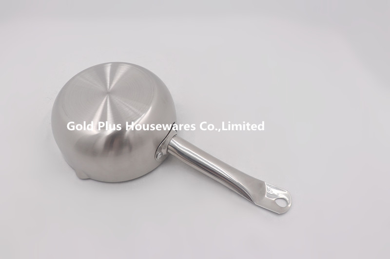 18cm Stainless Steel Soup Pot Single Handle Coffee Warmer Milk Pitcher