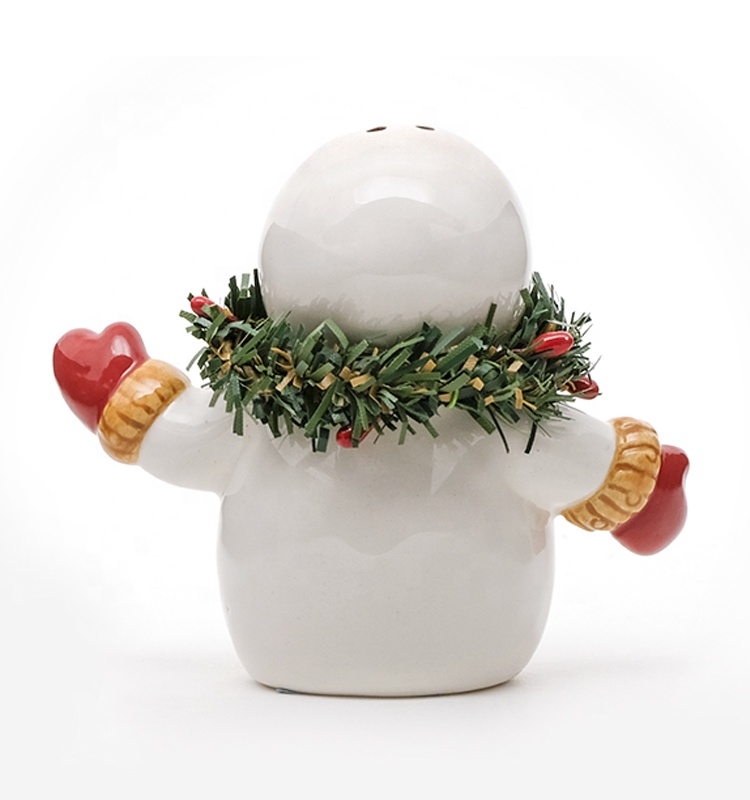 Creative Cute Animal Earthenware Ceramic Salt And Pepper Shaker Set For Christmas