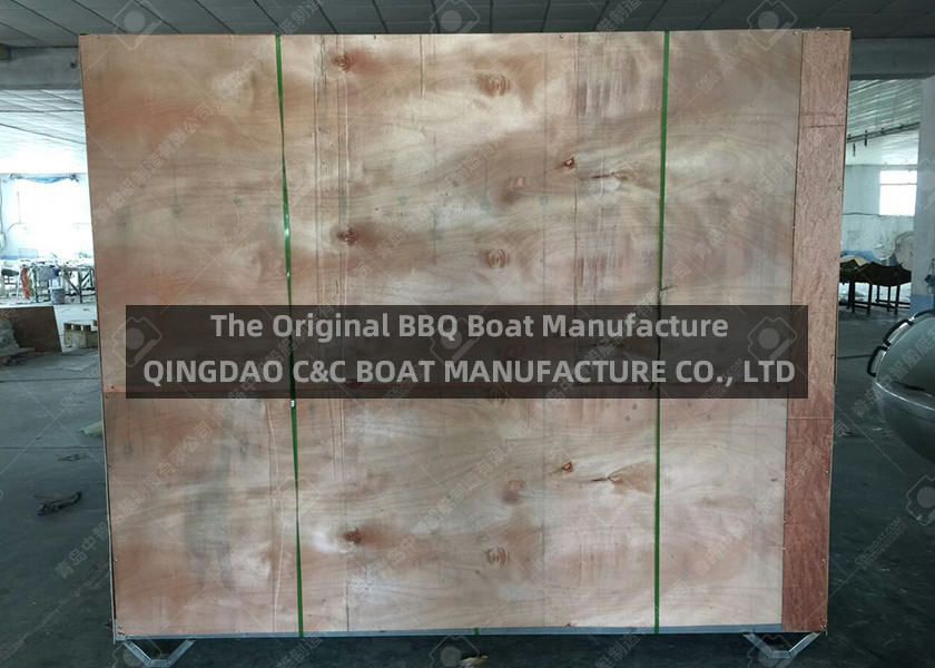 1550kgs Load Diameter 350cm Foldable HDPE BBQ Boat