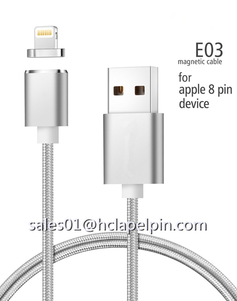 For iPhone 5S 5C 6 6S Plus iPad 4 5 Air Mini Magnet Charging Original 2A USB magnetic data cable