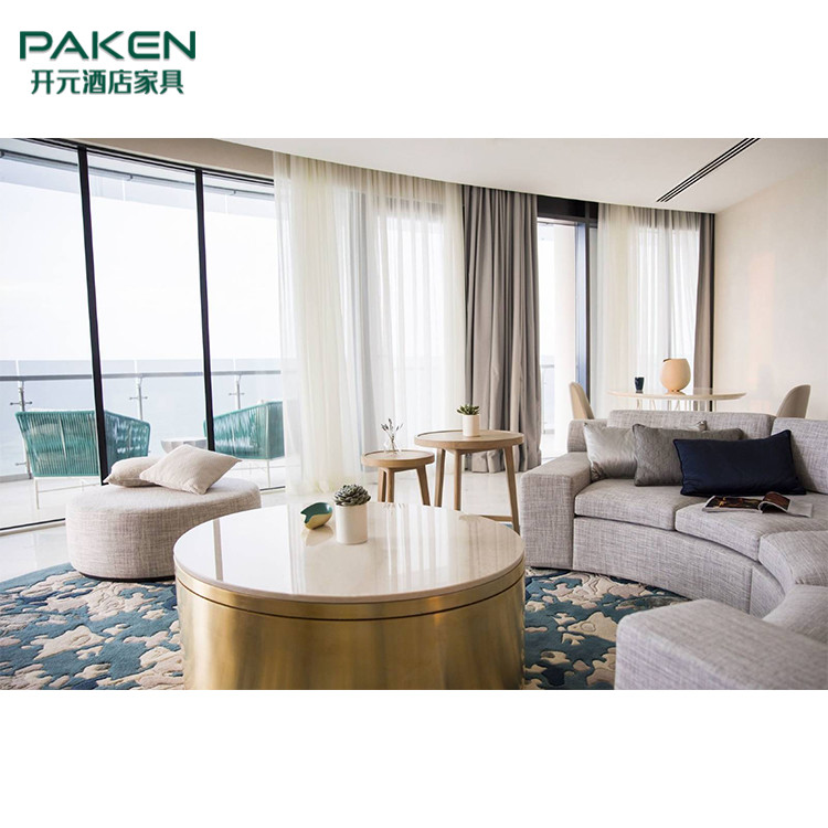 ODM MDF Five Star Hotel Furniture For Living Room
