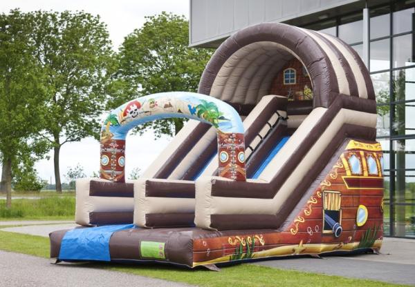 Full Print Attraction Playground Professional Commercial Inflatable Slide For