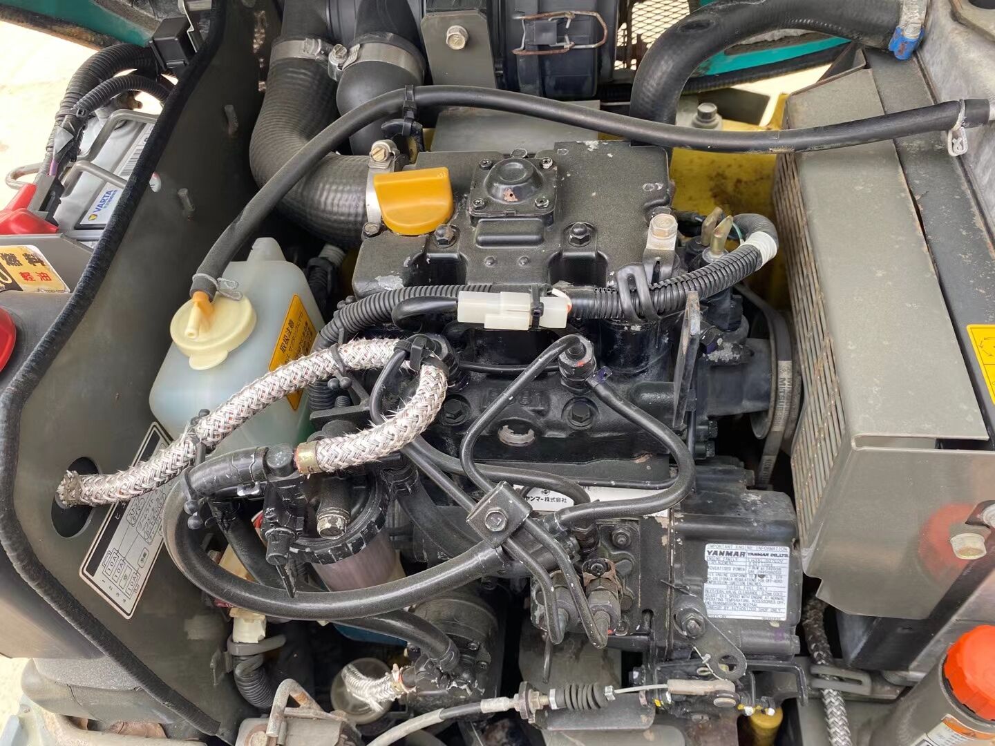 Compact 10.3KW YANMAR SV08-1A Used Small Excavator With Hydraulic Pump