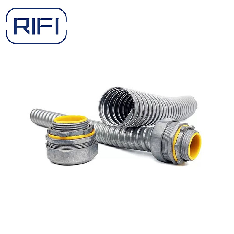 3/4&quot; Liquid Tight Flexible Conduit Fittings Zinc Straight Liquid Tight Connector
