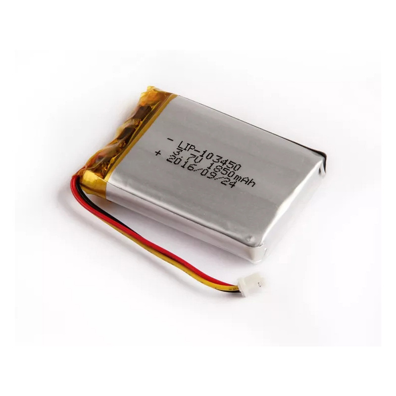3.7V 103450 Custom Lithium Polymer Battery Pack For GPS Headphone