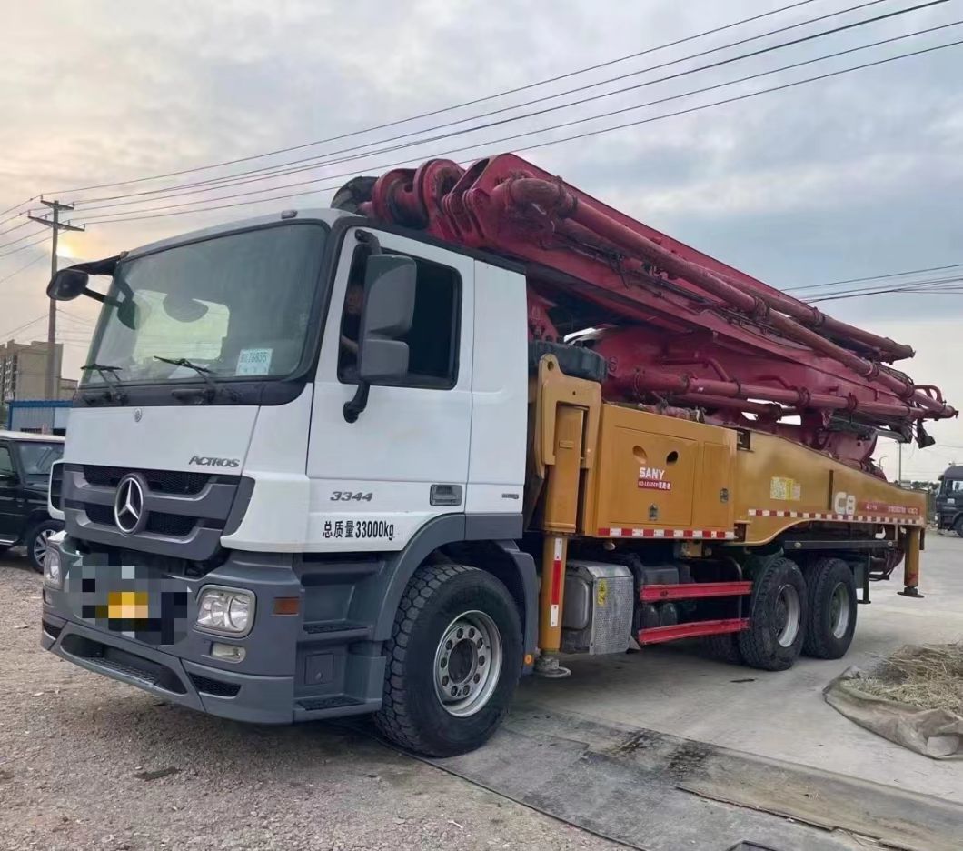 2019 SA Ny 47m Machine Equipment Concrete Boom Pump Concrete Pump Truck Concrete Batching Plant Mercedes Benz Chassis