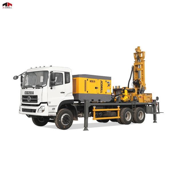 CSD200A Hydraulic Air DTH Mud Pump Integrated Dongfeng Truck Water Well Drilling
