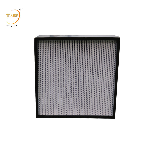 Cleam Room H13 H14 Deep Pleat Hepa Filter with Stainless Frame and Paper Separator