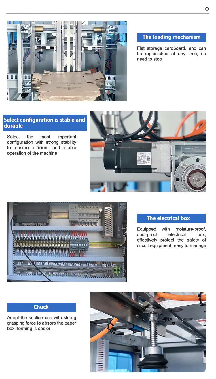 Tray Erectors FKT-10 Automatically Form Your Corrugated Cardboard Or Solid Board Cases