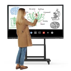 China Multi Touch Interactive Touch Panel Display , 4k Interactive Classroom Whiteboard on sale
