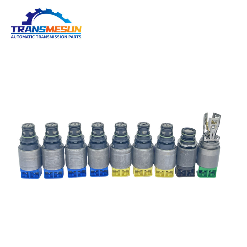 Transmesun automatic transmission comes in sets of 9 solenoid valve repair kit 8HP-50 for BMW 3 Series F30 of OE. 0501221287