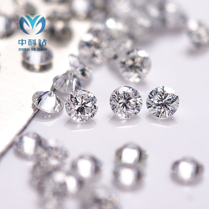 Small Size Lab Grown Diamonds Melee 0.1ct Pointers Round Shape 3mm Size DEF VS-VVS