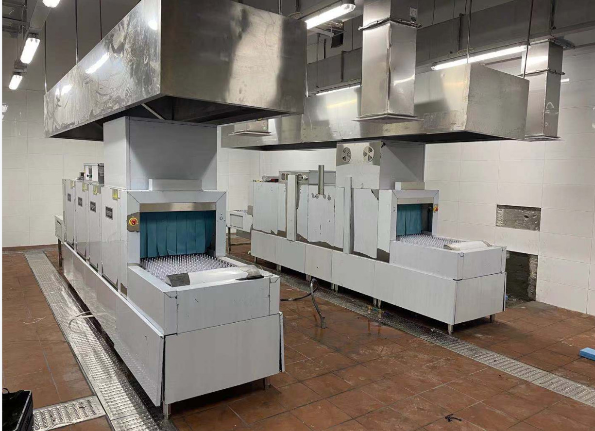 9KW Stainless Steel Commercial Dishwasher Machine For Hotels
