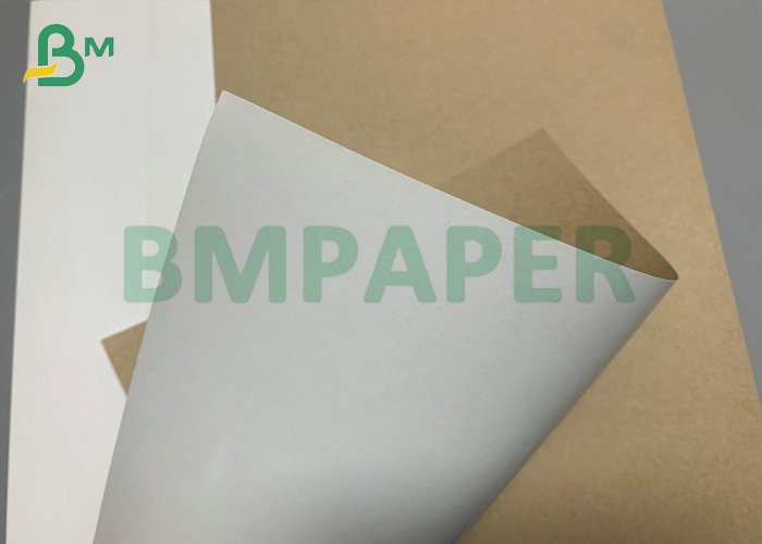 White Top Brown Back Cardboard 300gsm 350gsm For Frozen Food Box