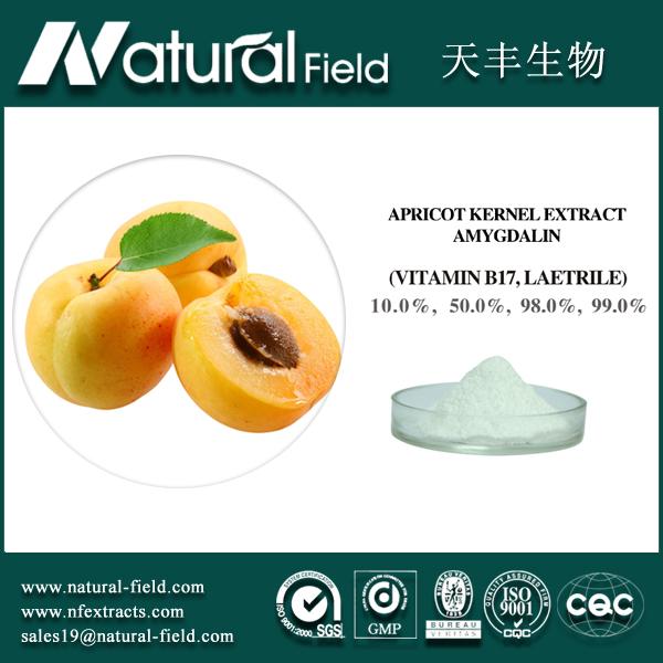 With 12 years experience Natural bitter almond seed extract b17 vitamin98% oral