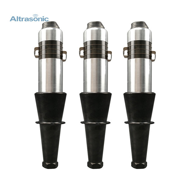 2600w Ultrasonic Transducer 15kHz With Booster And Yellow Ceramic