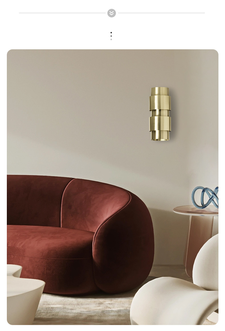 Living Room Background Wall Bedroom Bedside Lamp for Hotel Corridor