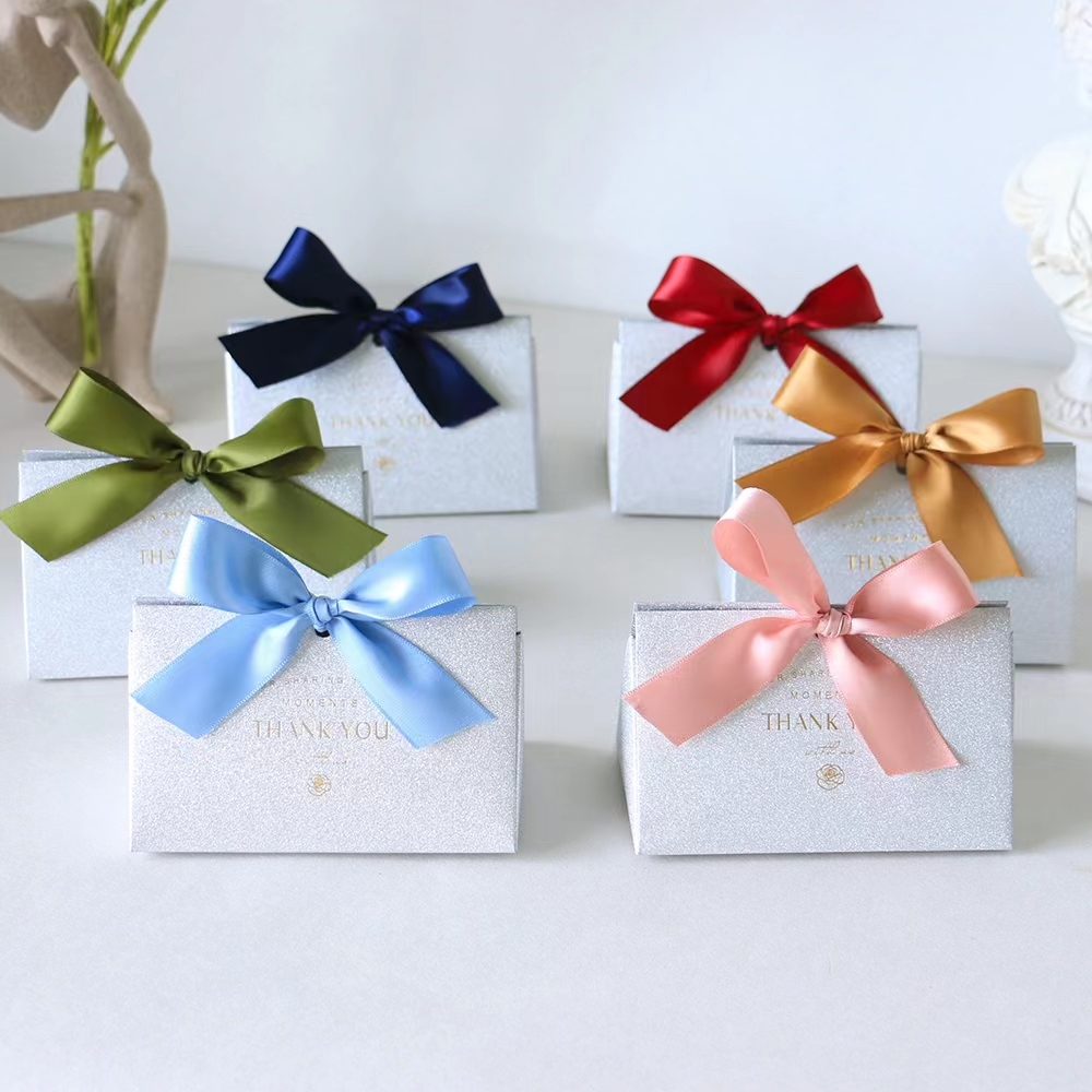 Hot Stamping Custom Printed Paper Bags Small Thank You Bags Recyclable