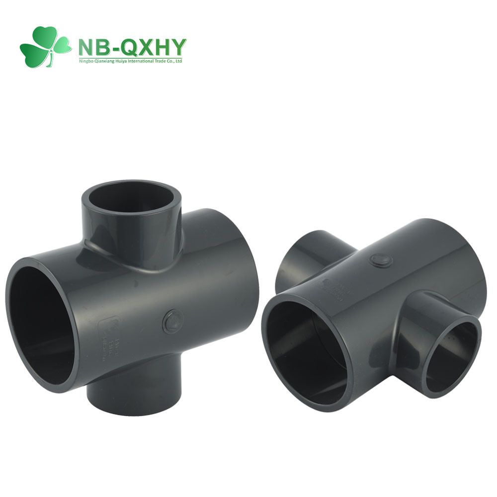Superior DIN Pn16/10 PVC Reducer Equal Elbow Y Industry DN15/20/25 UPVC Cross