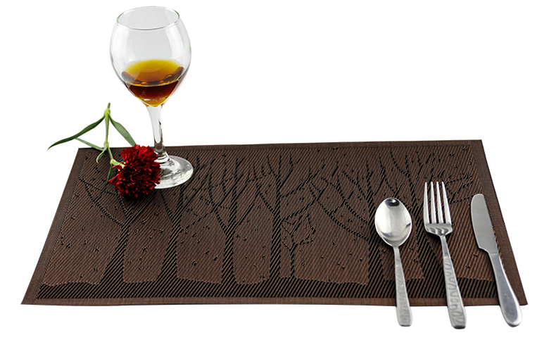 Table Decoration Modern Placemat Non-slip Washable Tablemats for Restaurant and Family