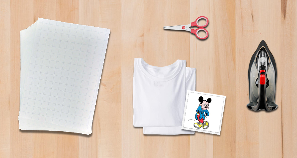 210x297mm 160gsm Self Weeding Inkjet Transfer Paper With Iron
