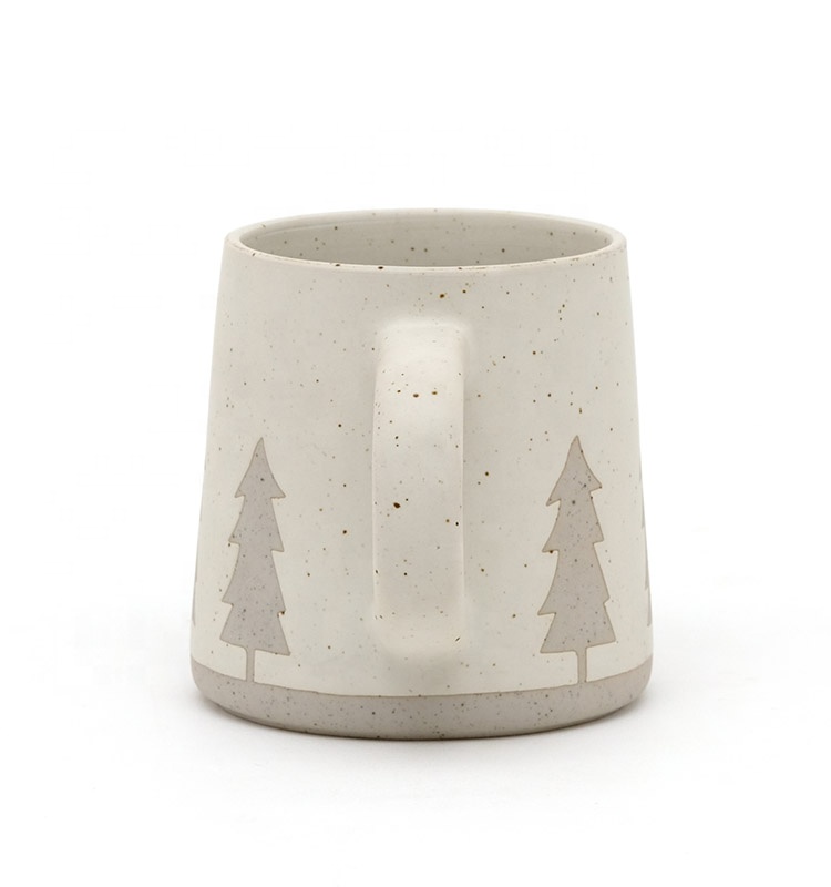Coffee Mug Garden Handmade Christmas Coffee Mug Ceramic Stoneware Mugs Gift 3D Silk Print
