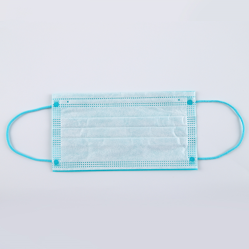S&J 4-Ply Protective Preventive Disposable Pure Green Face Mask Respirator Medical Surgical Grade Earloop Daily Use Customizable