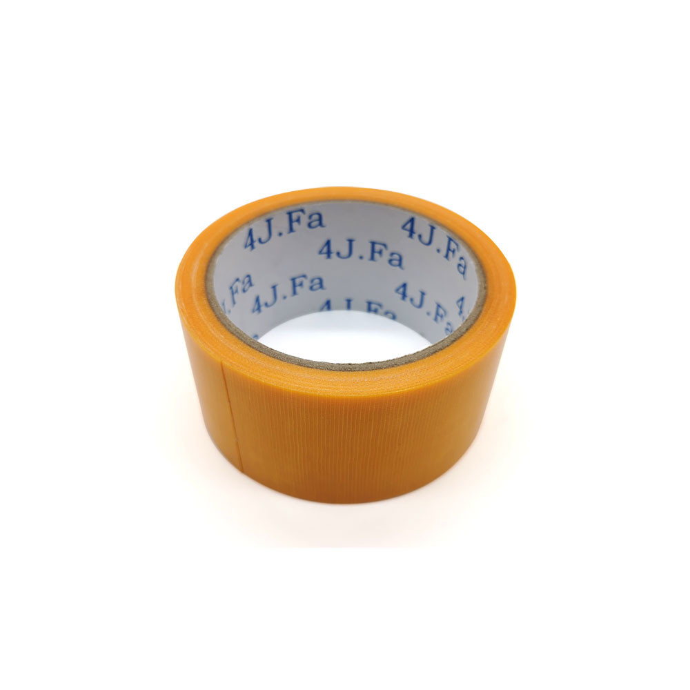 Strong Yellow Fabric Single Sided Duct Tape For Carpet Jointing Sealing