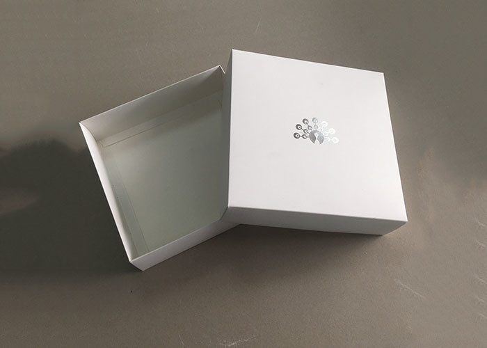 350gsm White Cardboard Paper Box Full Color Printed Customized Size