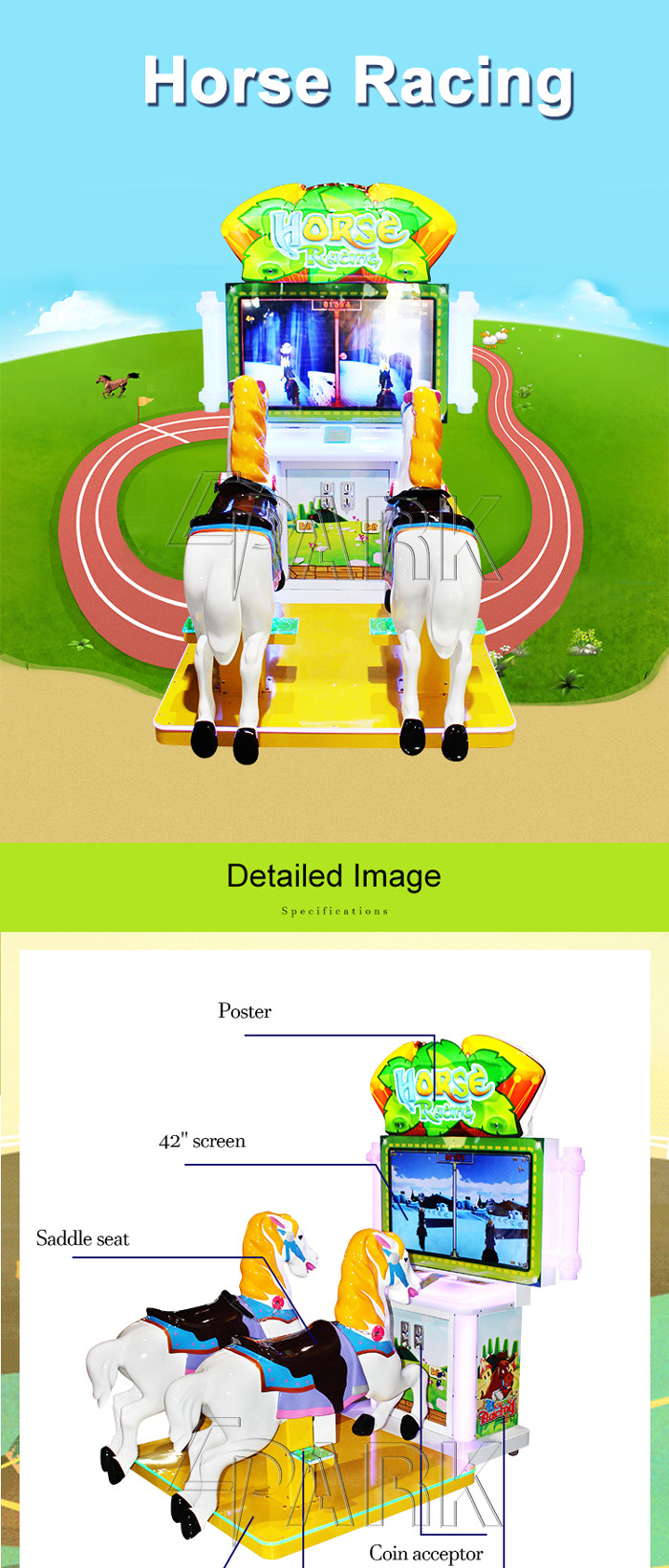 Coin Pusher 3d Swing Horse Racing Games Machine Moto Video Car Simulator