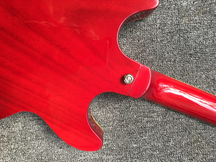 Custom Shop Vintage one piece body and neck lp guitar Double Cut Body ES Electric Guitarra Left Handed Custom Available