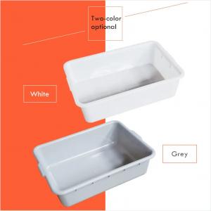 China Thickened Plastic Rectangular Cold Storage Supermarket Special Turnover Tray Basket on sale