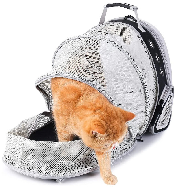 Breathable Expandable Pet Backpack Capsule Cat Bubble Carrier