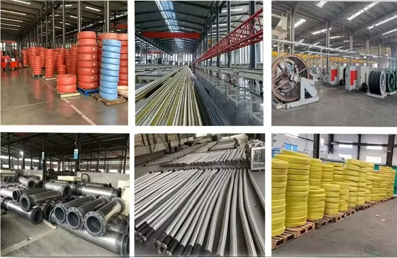 UHMWPE EPDM Material Industrial Hose Pipe Chemical Resistant Blue