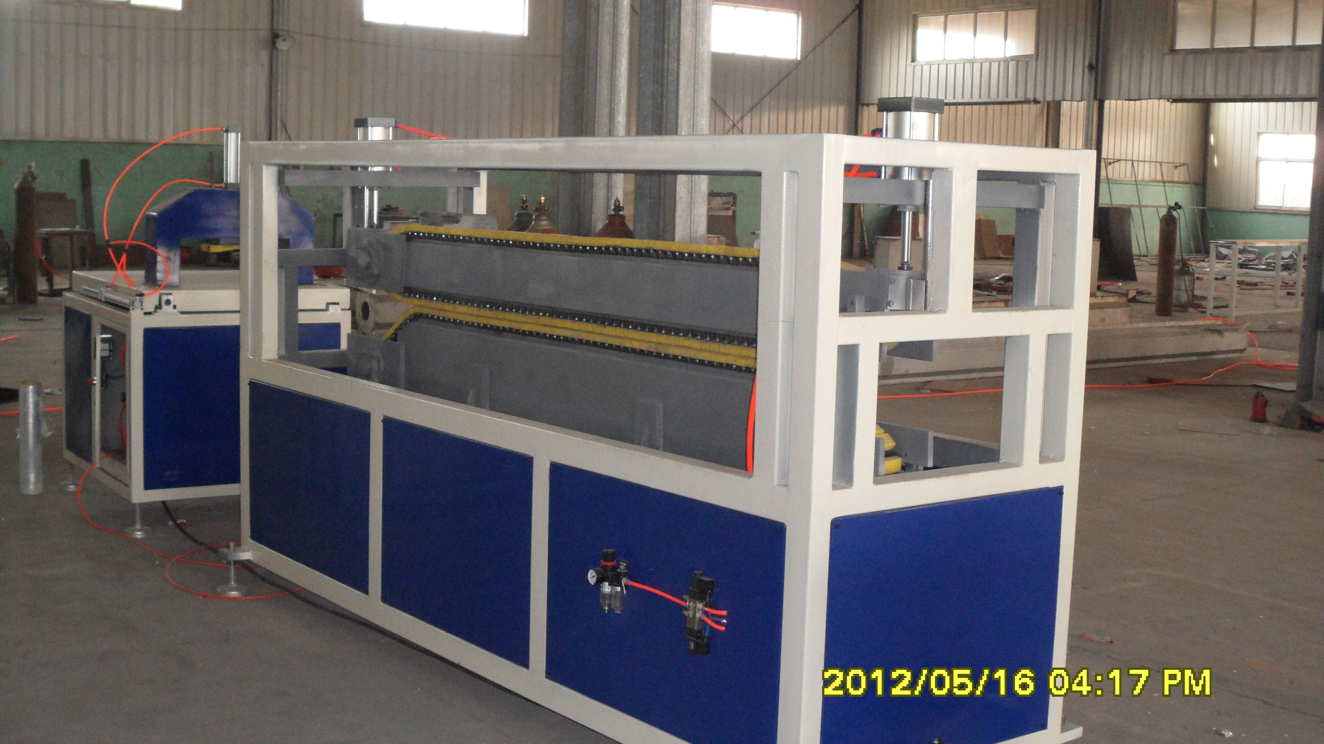 PVC Plastic Sheet Extrusion Machine , PVC Free Foamed Sheet For Decoration Production Line