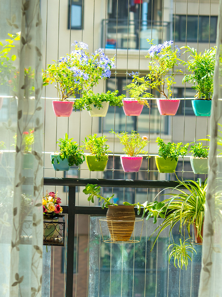 Unobstructed View Balcony Grilles with 100kg Capacity Balcony Invisible Grille
