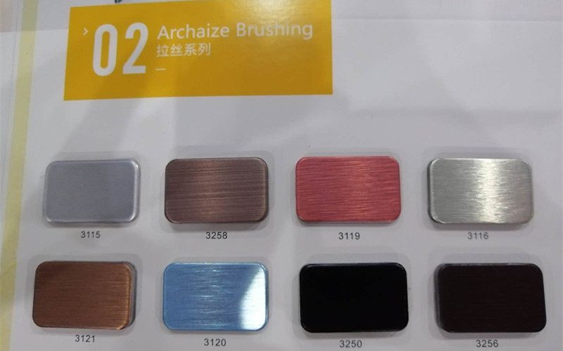 Blue Color Brushed Aluminum Composite Panel For Shop Decoration