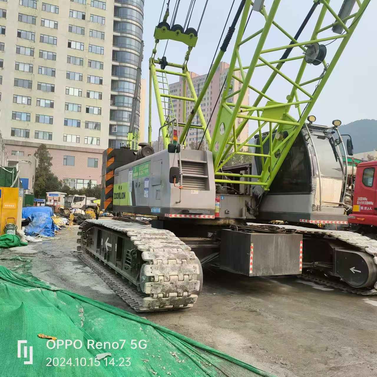 85 Ton Zoomlion ZCC850H RC Crawler Crane with Maximum Lifting Height of 43m