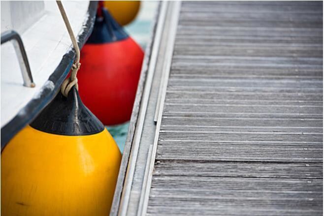 A30 PVC Inflatable Boat Safety Ball UV Proof Anti Abrasion Boat Fender Buoys For Marine